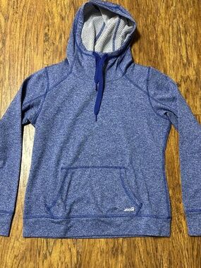 Avia Women's Lightweight Hooded Athletic Sweatshirt Purple/Blue Size Small